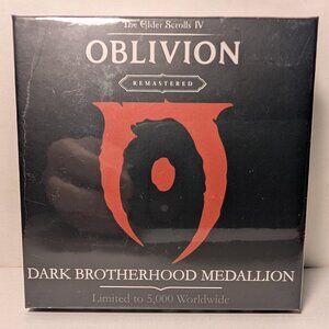 The Elder Scrolls IV Oblivion Dark Brotherhood Medallion Official Metal Figurine